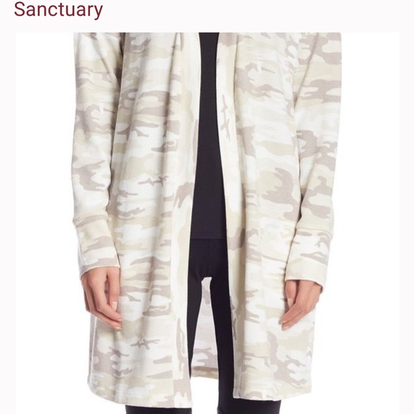 Anthropologie Sanctuary Lenox Long Camo Cardigan - Picture 3 of 9